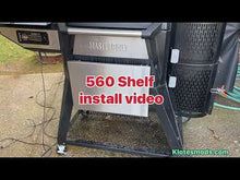 Load and play video in Gallery viewer, 560 Polished Stainless Folding Shelf Kit